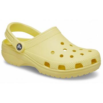 Crocs Classic Clog Men's Shoes Yellow | Australia 0685OKIR